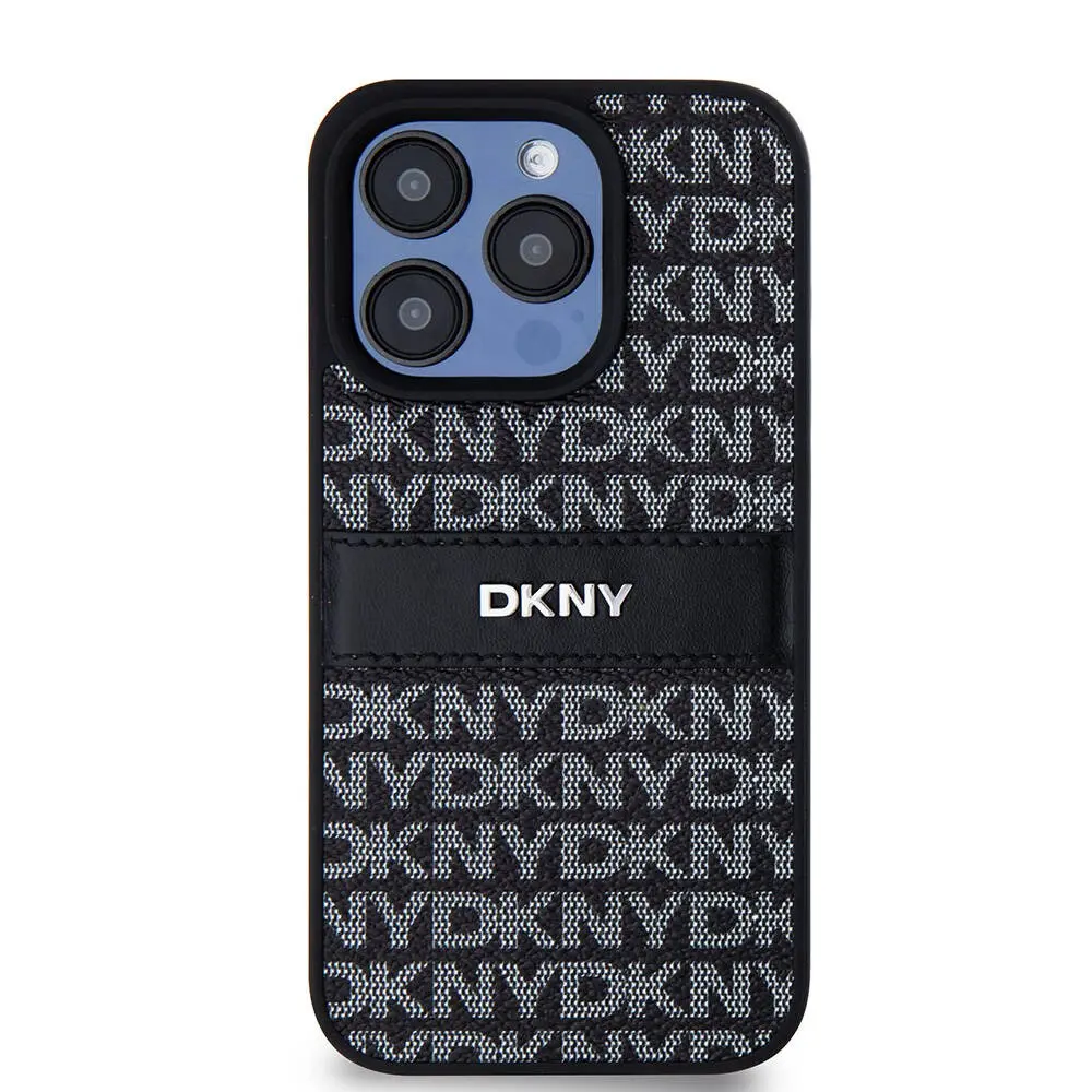 iPhone 15 Pro 3D Yazılı Desenli Kılıf - DKNY Lisanslı