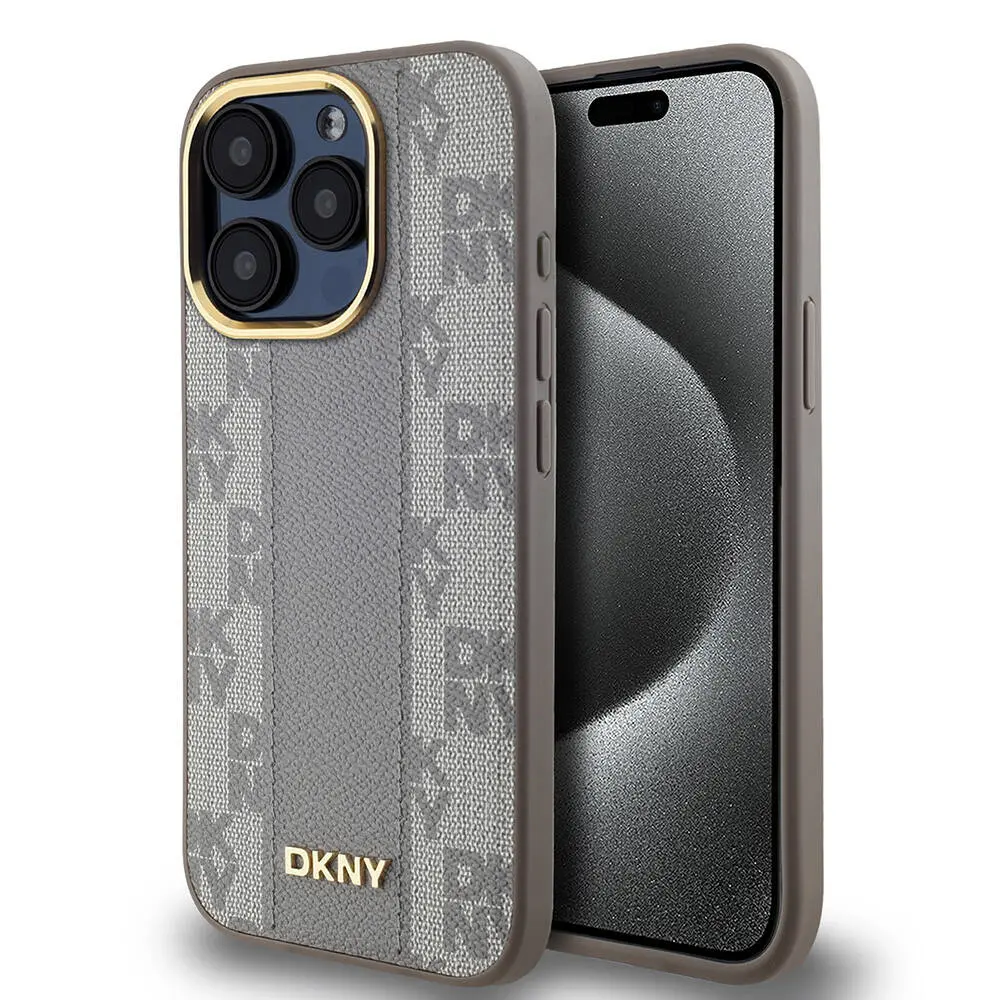 iPhone 15 Pro MagSafe Uyumlu Lisanslı Kılıf - DKNY Checkered