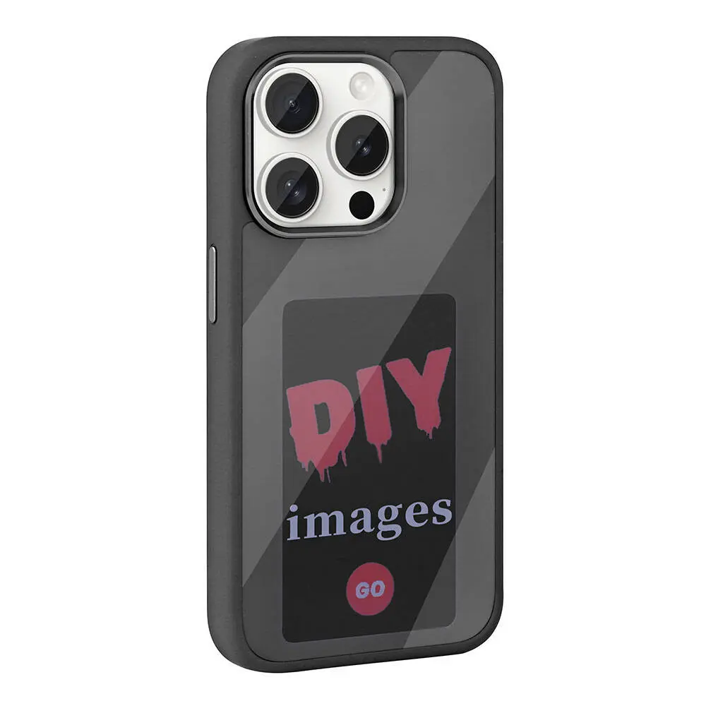iPhone 15 Pro Ekranı Yansıtan Akıllı NFC Kılıf - Zore