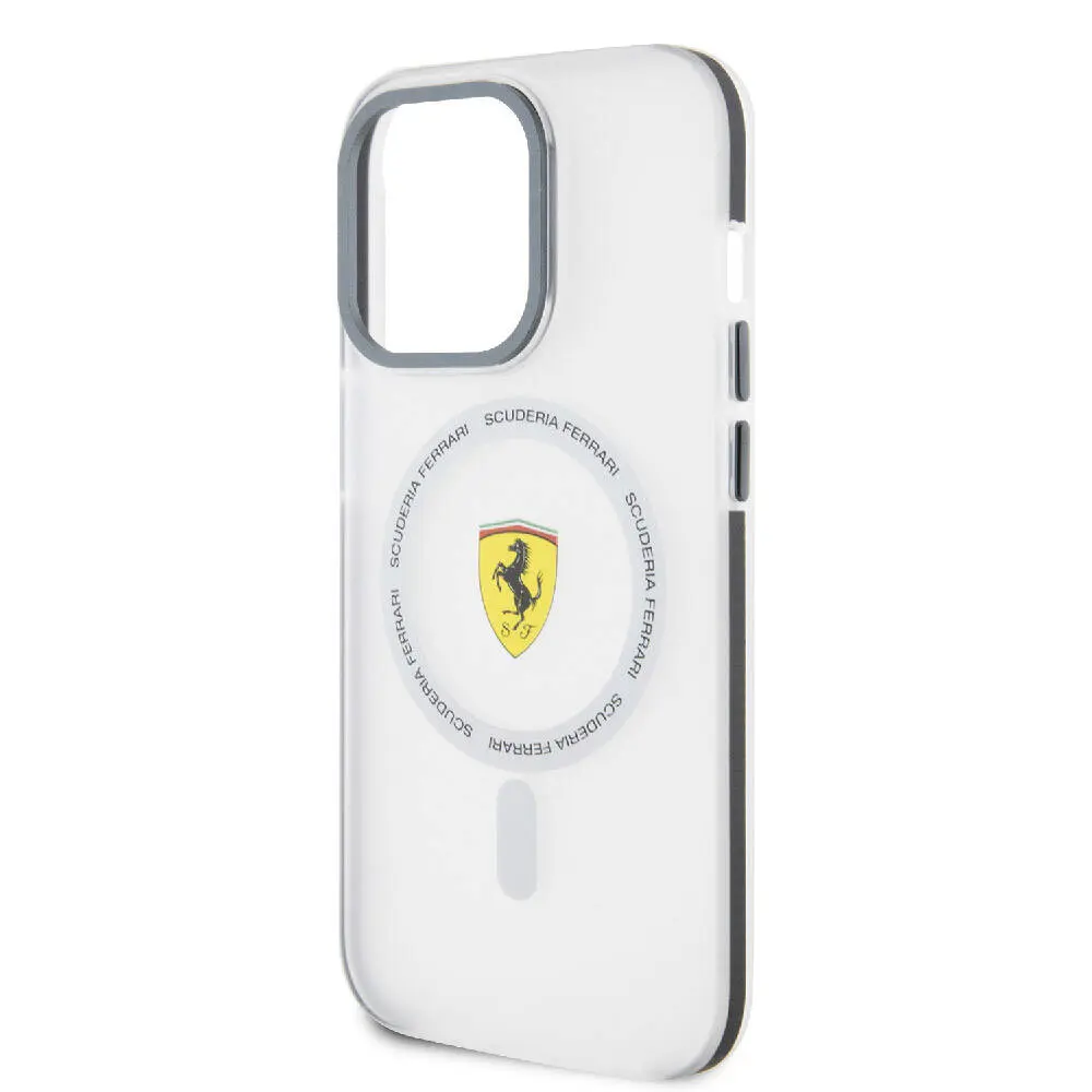 iPhone 15 Pro MagSafe Uyumlu Ferrari Lisanslı Kılıf - SF Ring