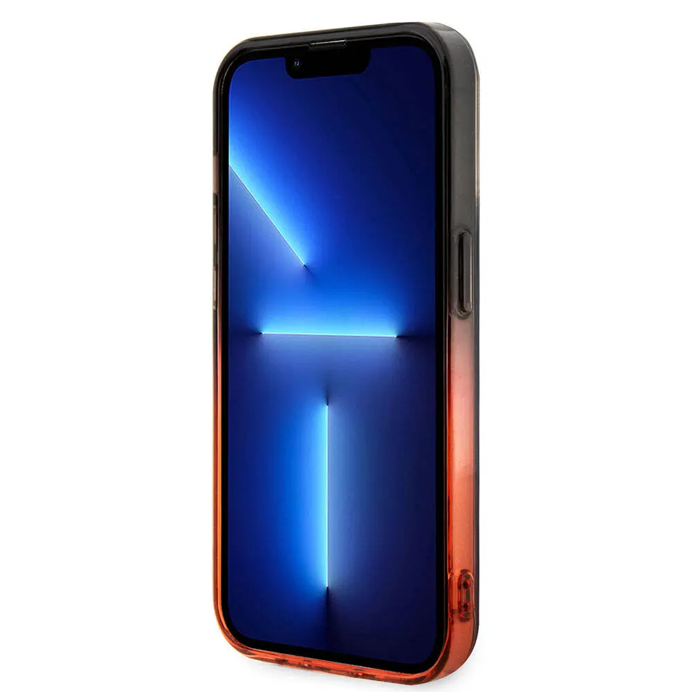 iPhone 15 Pro Şeffaf Kılıf, Renk Geçişli Kenarlı - Ferrari Lisanslı