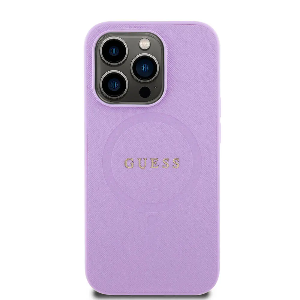 iPhone 15 Pro MagSafe Uyumlu Kılıf, Saffiano - Guess