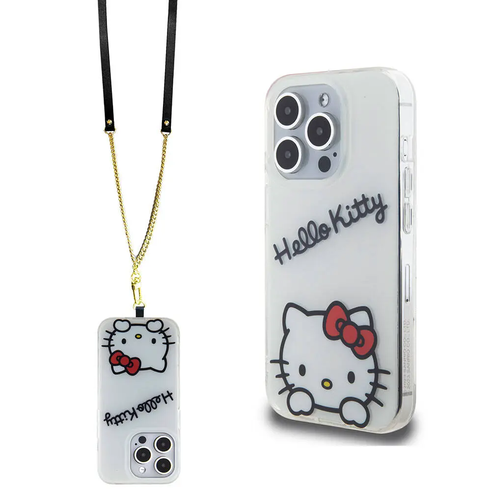 iPhone 15 Pro Askılı Hello Kitty Lisanslı Kılıf - Daydreaming