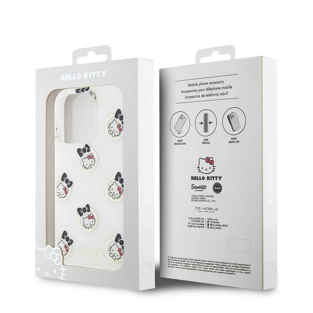 iPhone 15 Pro Lisanslı Hello Kitty Kılıf, Elektroplating Kaplama