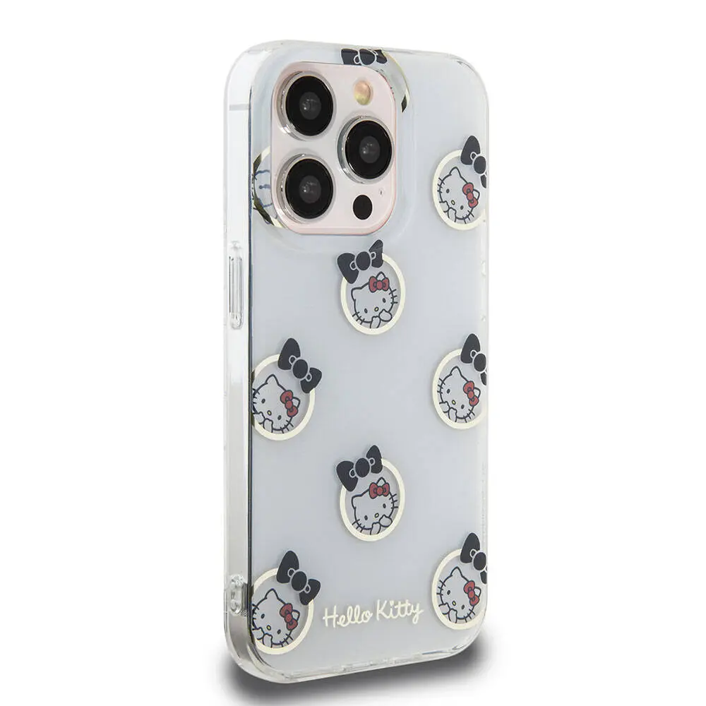 iPhone 15 Pro Lisanslı Hello Kitty Kılıf, Elektroplating Kaplama