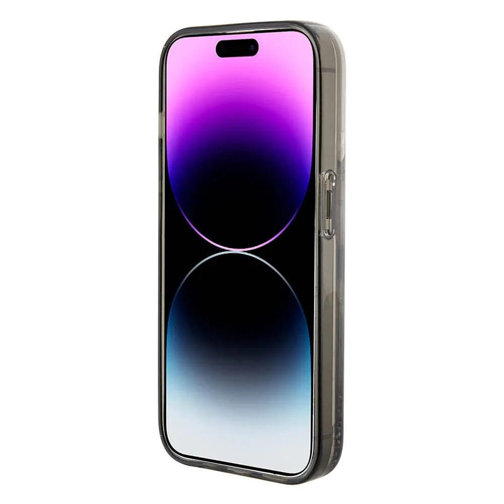 iPhone 15 Pro Sıvılı Glitter Kılıf - Karl Lagerfeld Choupette