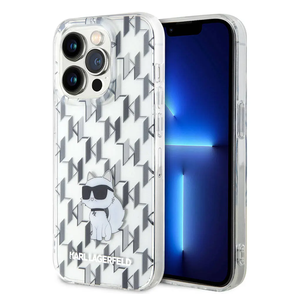 iPhone 15 Pro Kılıf, IML C Monogram Desenli - Karl Lagerfeld