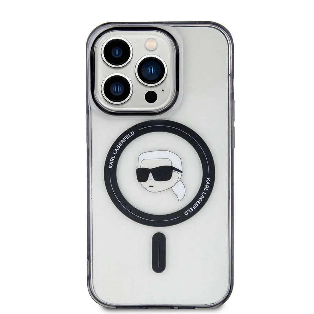 iPhone 15 Pro MagSafe Uyumlu Kılıf - Karl Lagerfeld IML Lisanslı