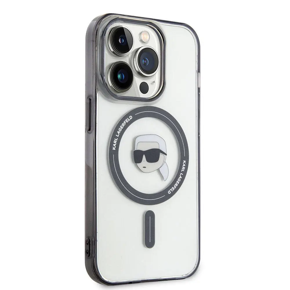 iPhone 15 Pro MagSafe Uyumlu Kılıf - Karl Lagerfeld IML Lisanslı