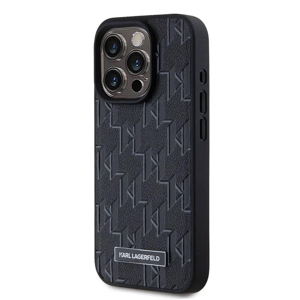 iPhone 15 Pro MagSafe Uyumlu Kılıf - Karl Lagerfeld KL Yazılı