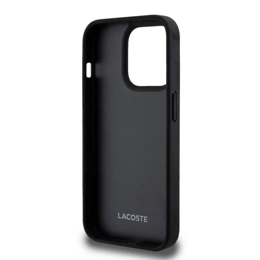 iPhone 15 Pro MagSafe Uyumlu Kartlıklı Kılıf - Lacoste Monogram
