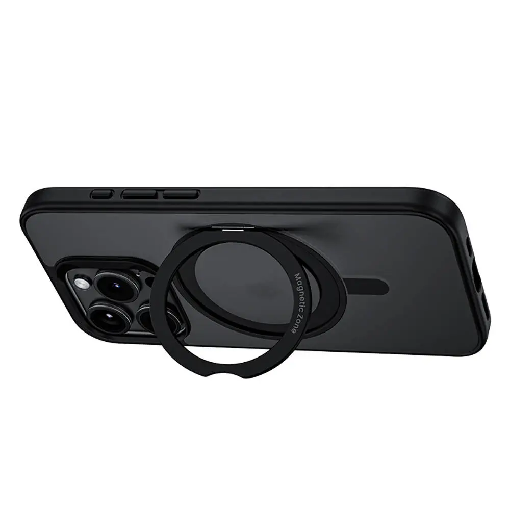 iPhone 15 Pro MagSafe Uyumlu 360° Dönebilen Standlı Kılıf - Benks Pop Stand