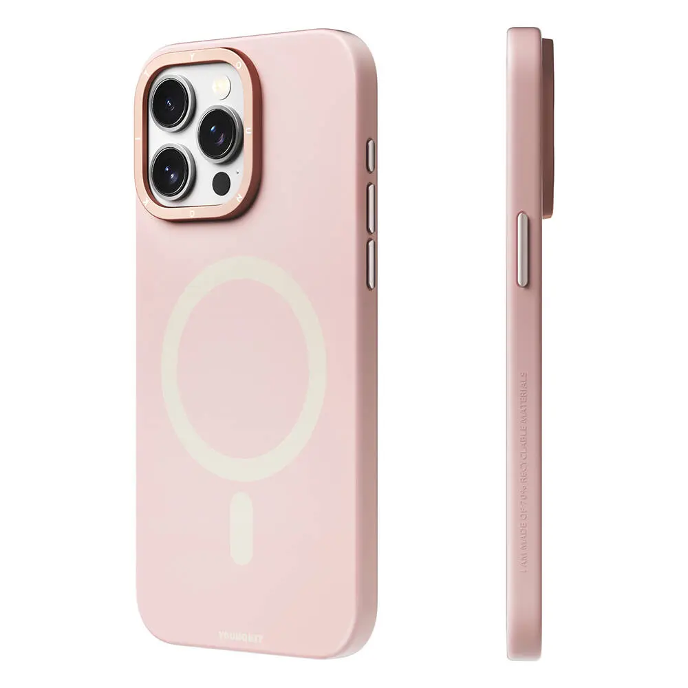 iPhone 15 Pro MagSafe Uyumlu Mat Kılıf - Youngkit Velvet