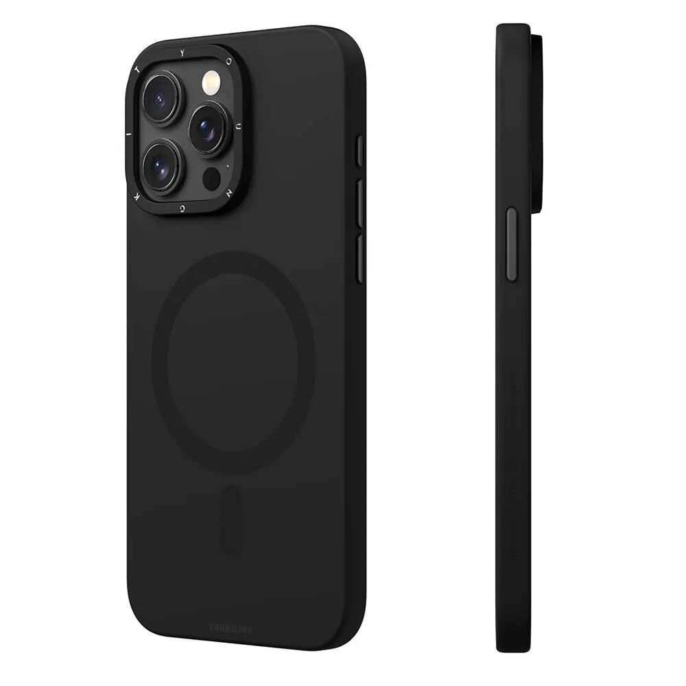 iPhone 15 Pro MagSafe Uyumlu Mat Kılıf - Youngkit Velvet