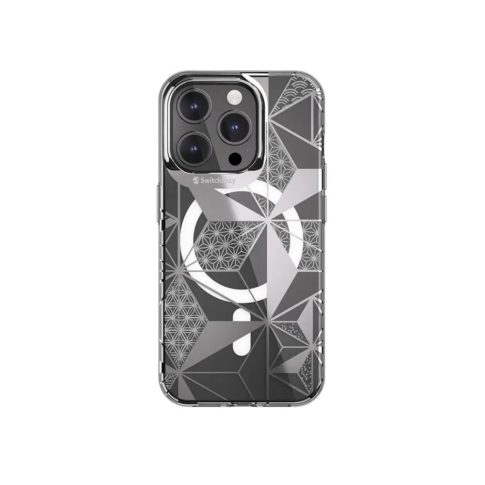 iPhone 15 Pro MagSafe Uyumlu Çift IMD Baskılı Kılıf - Switcheasy Artist-M Asanoha