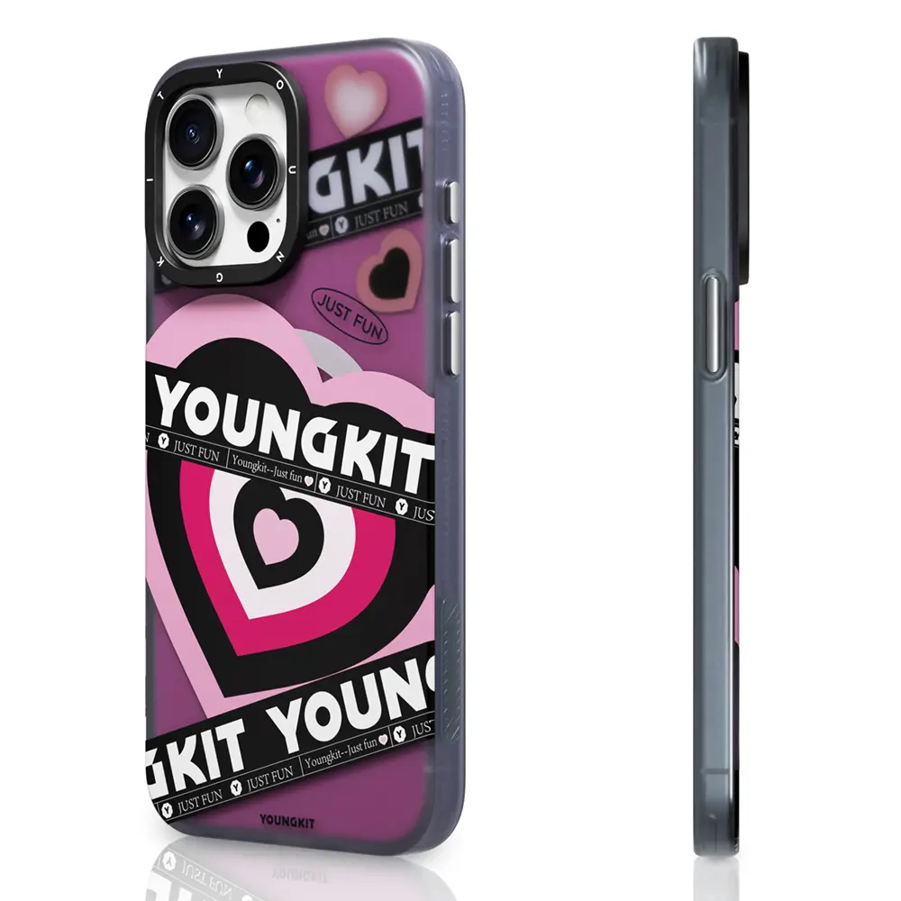 iPhone 15 Pro MagSafe Uyumlu Çift Katmanlı Kılıf - Youngkit Flipped