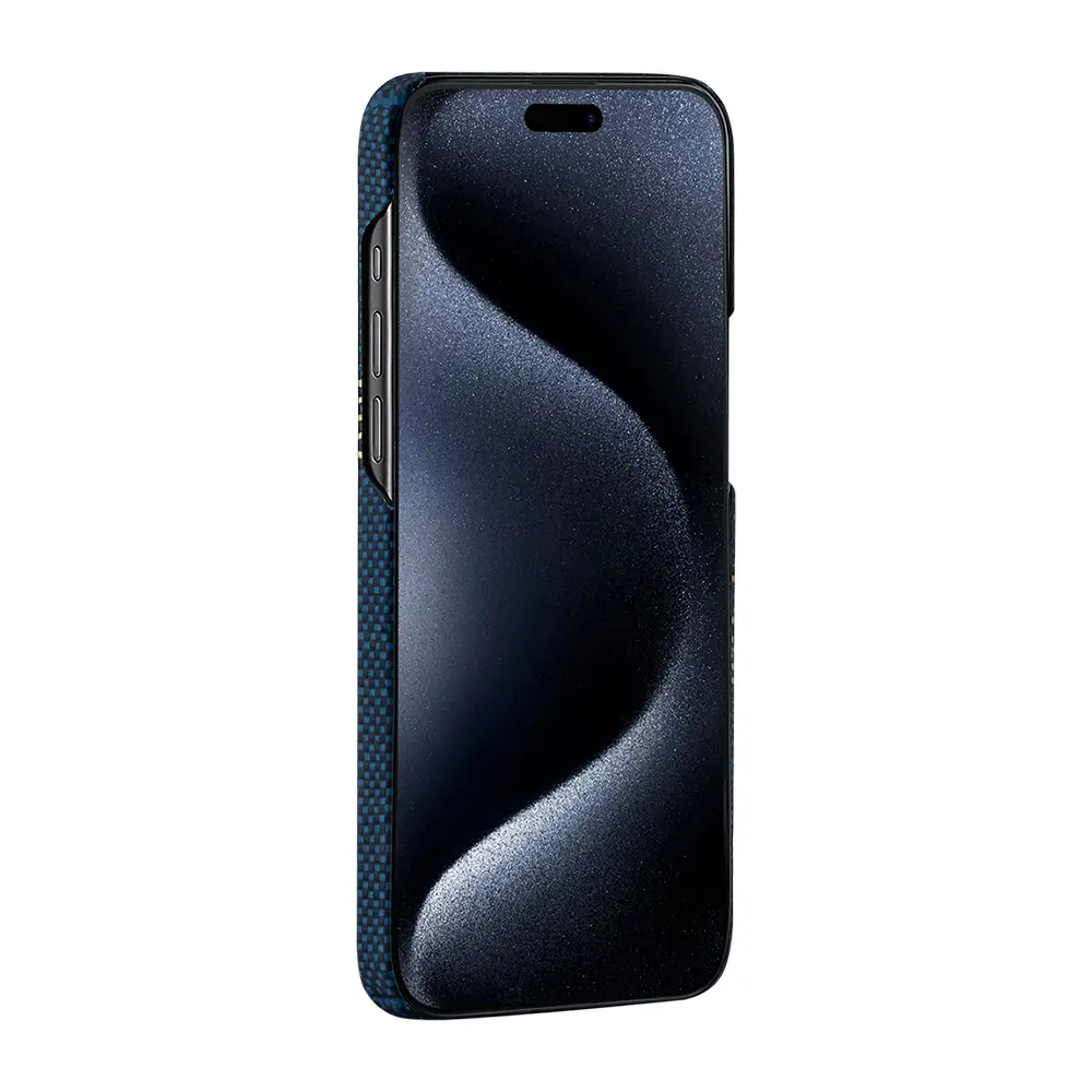 iPhone 15 Pro MagSafe Uyumlu Aramid Fiber Kılıf - Pitaka Starpeak