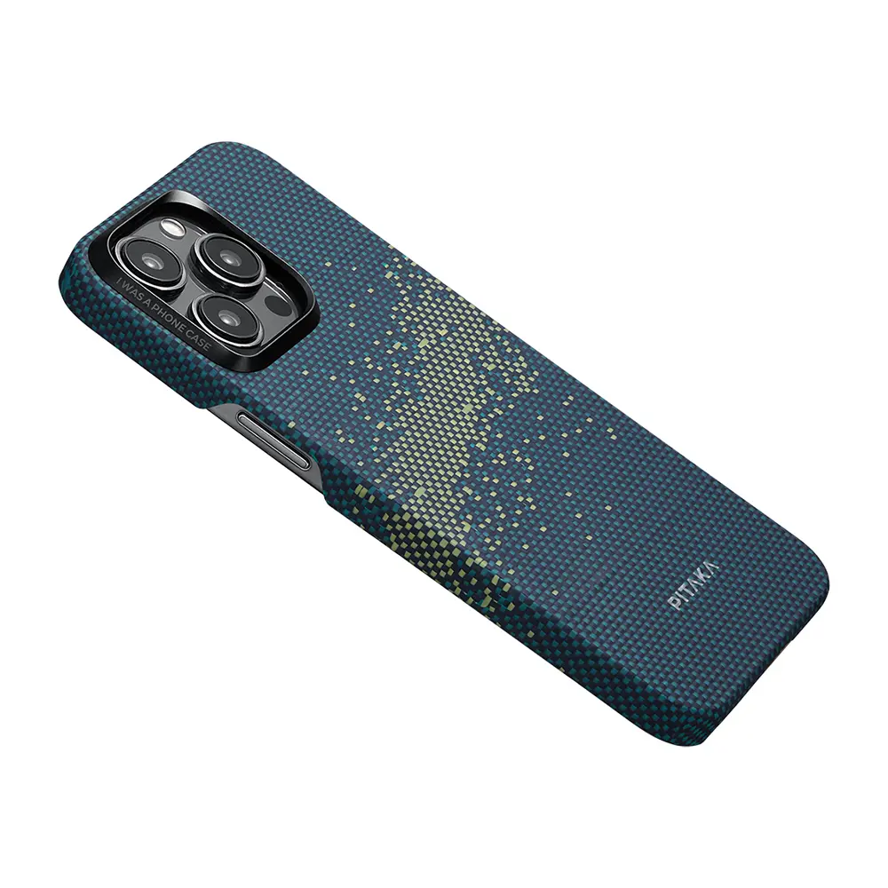 iPhone 15 Pro MagSafe Uyumlu Aramid Fiber Kılıf - Pitaka Starpeak