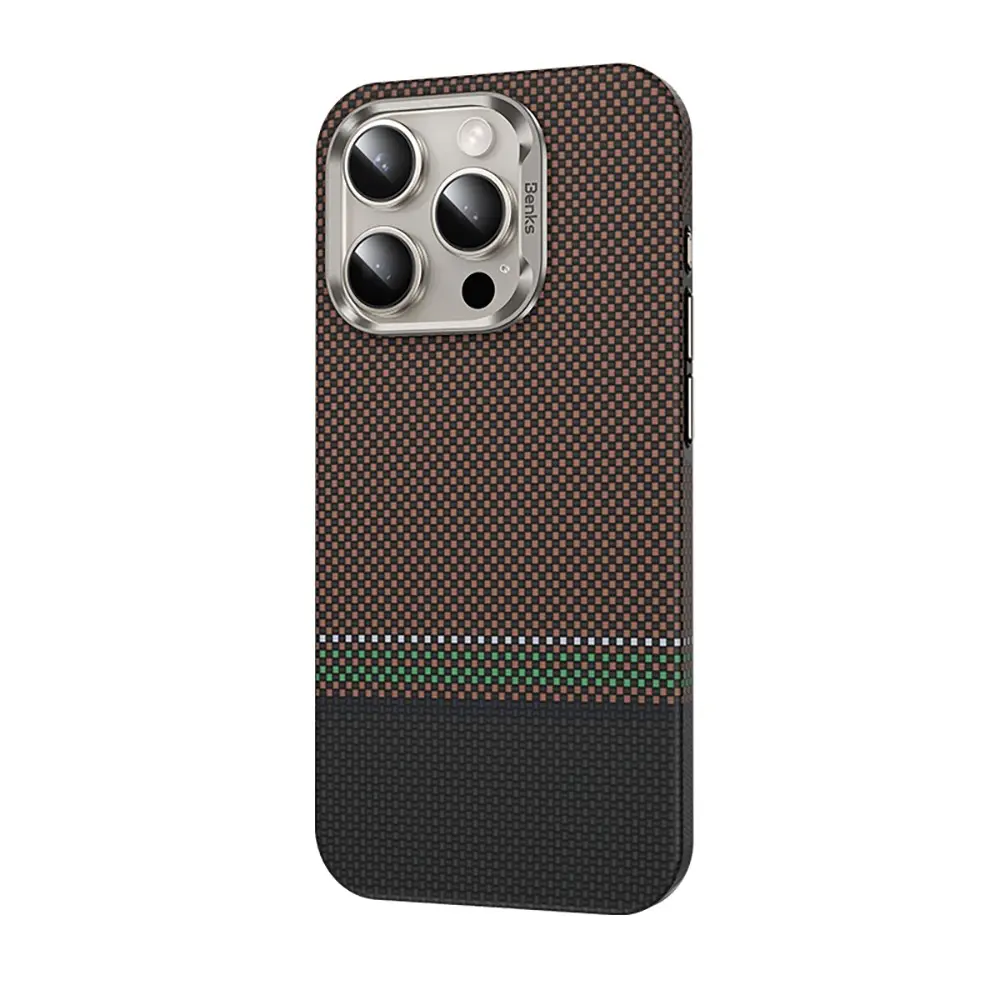 iPhone 15 Pro MagSafe Uyumlu Kevlar Kılıf - Benks Prestige ArmorAir