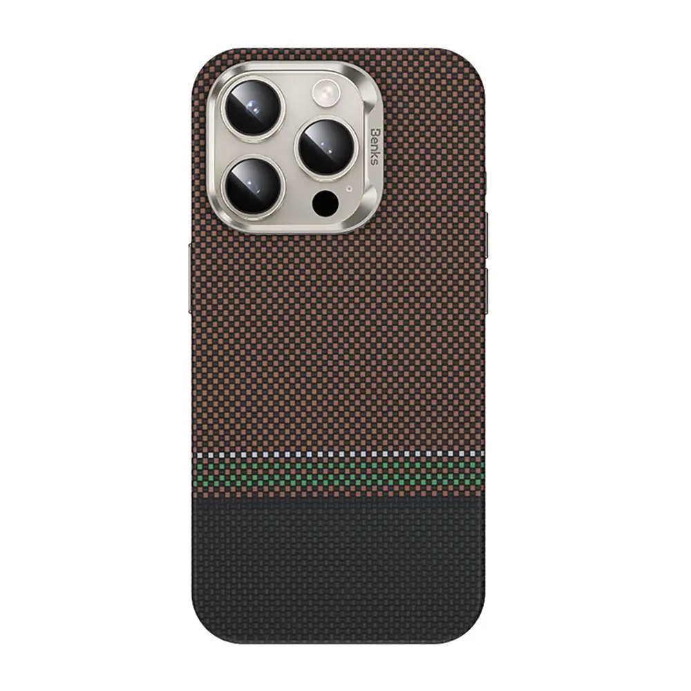 iPhone 15 Pro MagSafe Uyumlu Kevlar Kılıf - Benks Prestige ArmorAir