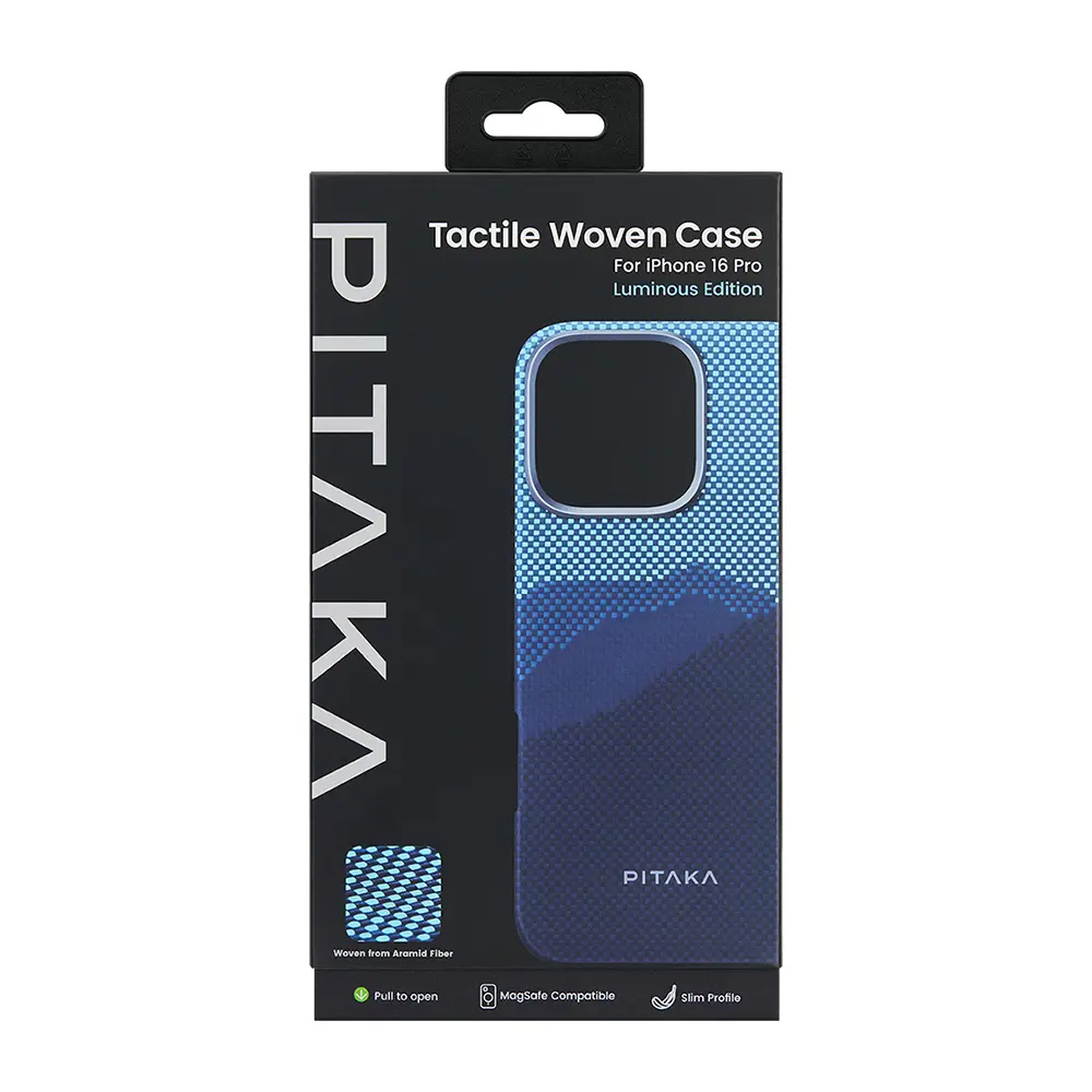 iPhone 15 Pro MagSafe Uyumlu Aramid Fiber Kılıf - Pitaka Tactile Woven Starpeak