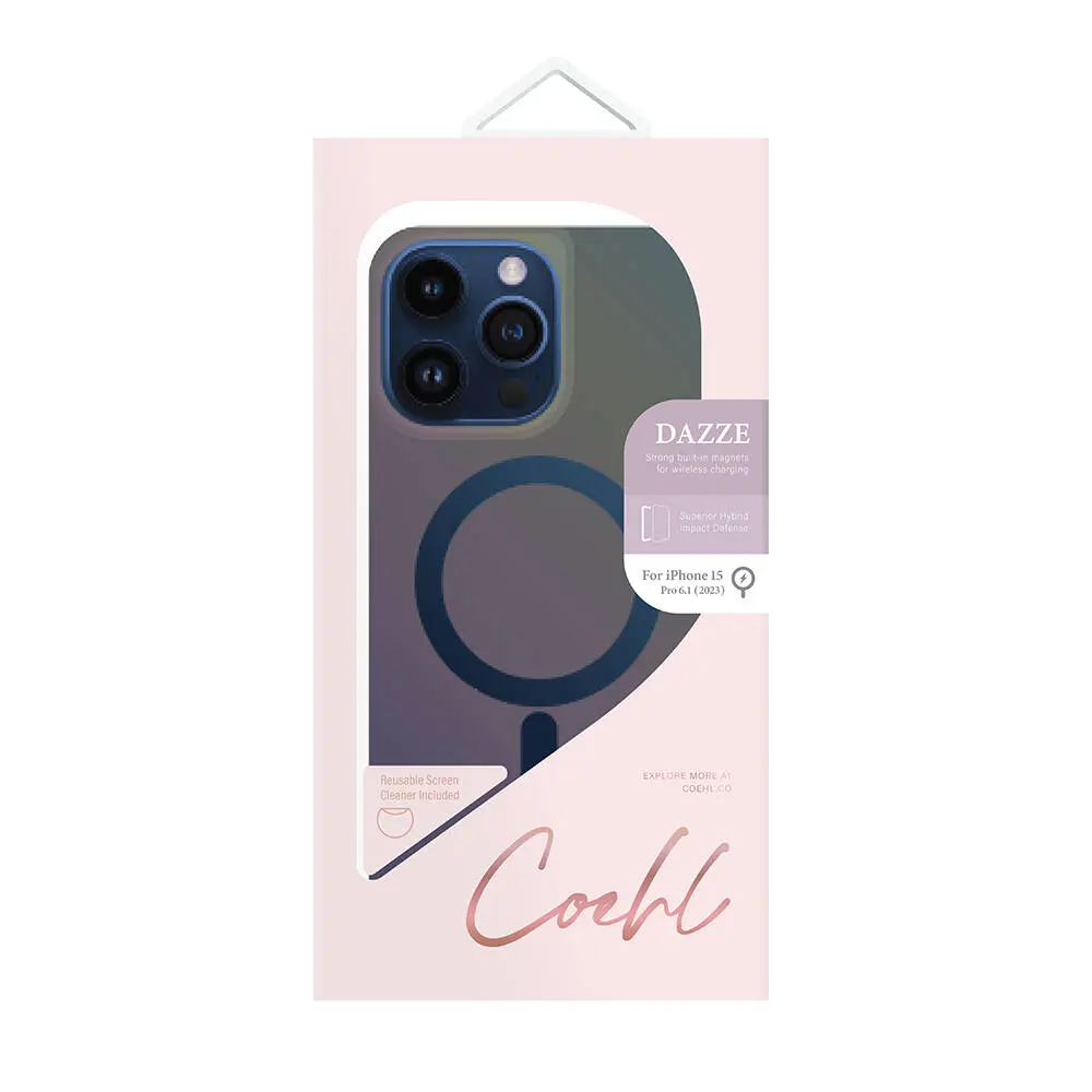 iPhone 15 Pro MagSafe Uyumlu Kılıf, Yükseltilmiş Kenarlı - Coehl Dazze