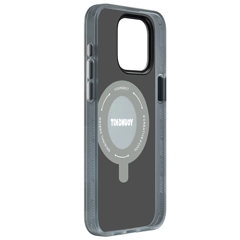 iPhone 15 Pro MagSafe Uyumlu 360° Standlı Kılıf - Youngkit Technology