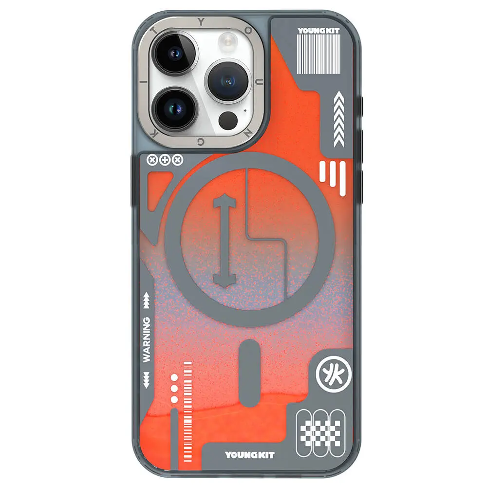 iPhone 15 Pro MagSafe Uyumlu Kılıf - YoungKit Galaxy Serisi