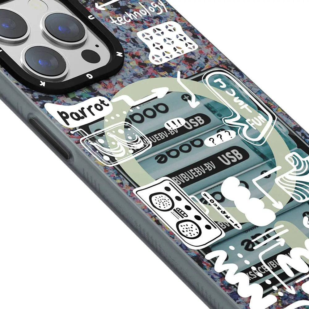iPhone 15 Pro MagSafe Uyumlu Kılıf - Youngkit Dark Matter