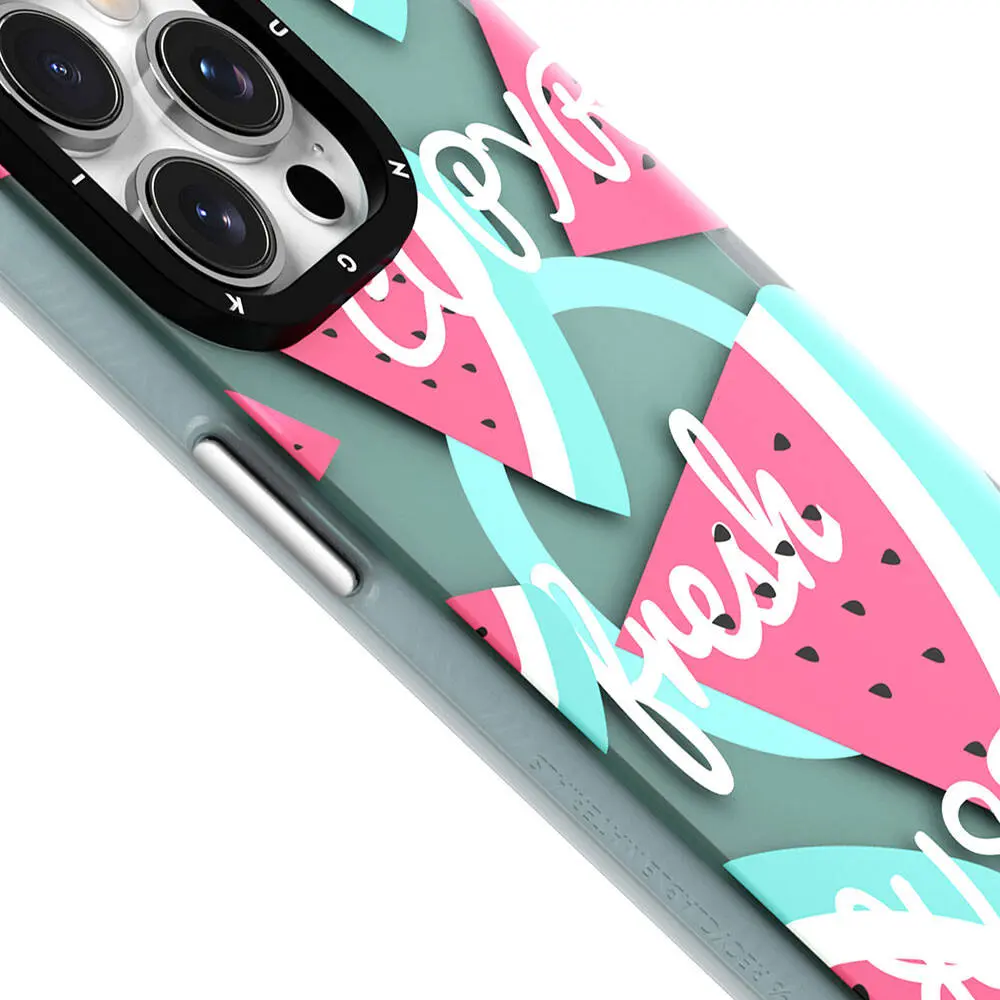 iPhone 15 Pro MagSafe Uyumlu Yaz Meyvesi Desenli Kılıf - Youngkit Fruity Flavour