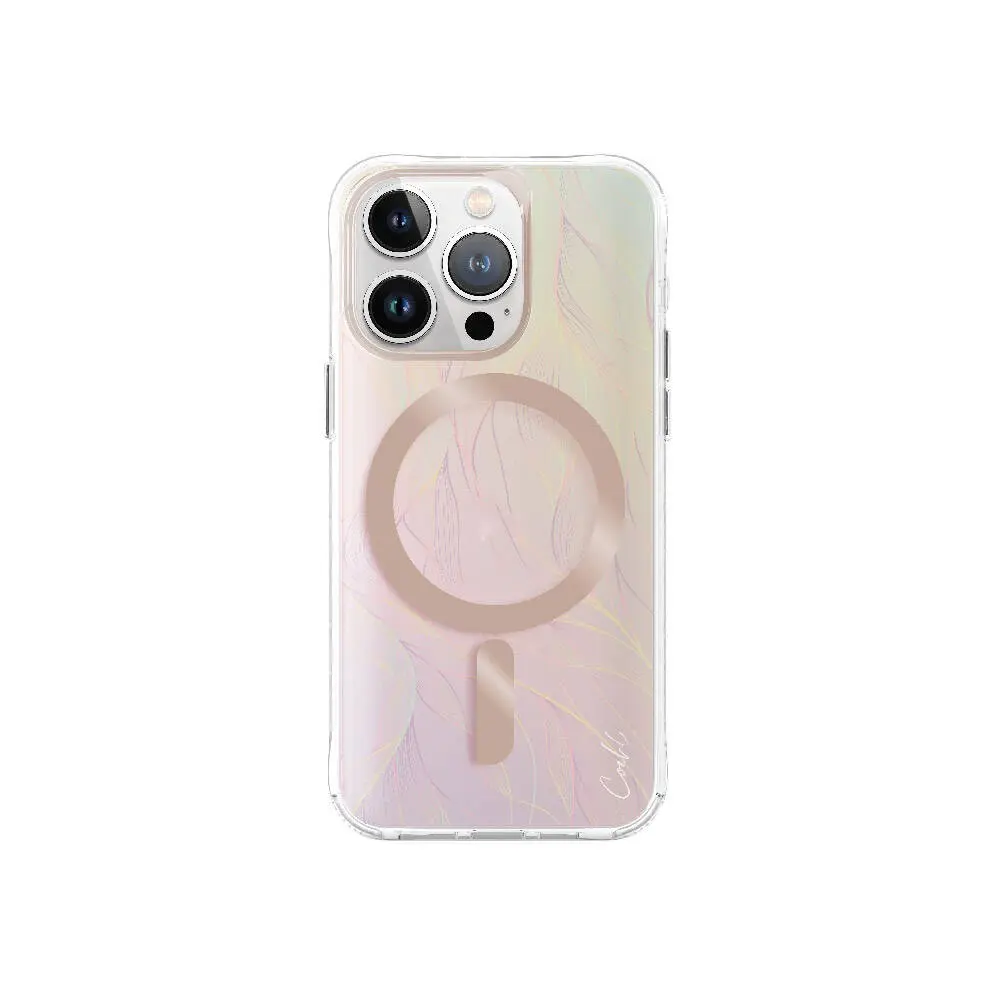 iPhone 15 Pro MagSafe Uyumlu Yaprak Desenli Kılıf - Coehl Willow