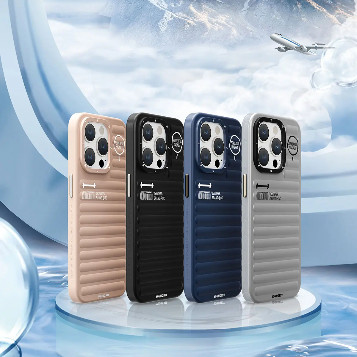 iPhone 15 Pro Mat Renkli Kılıf - YoungKit Original Serisi