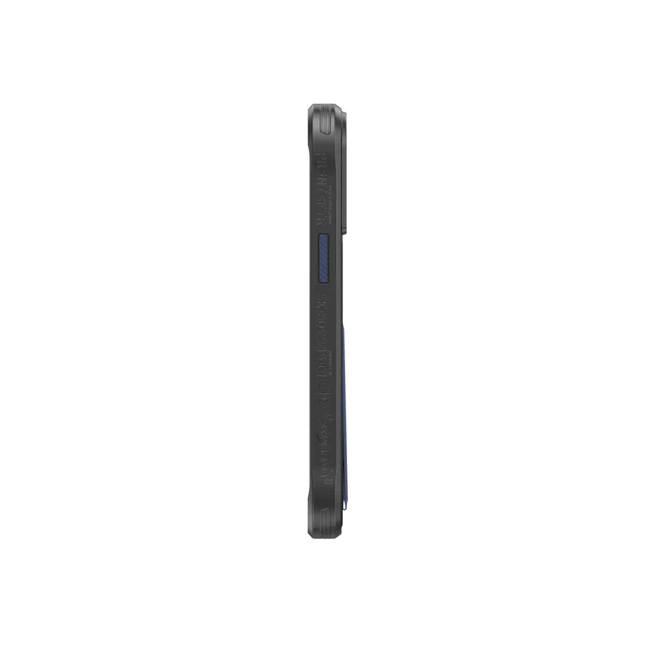 iPhone 15 Pro Standlı Deri Görünümlü Kılıf - Skinarma Slate