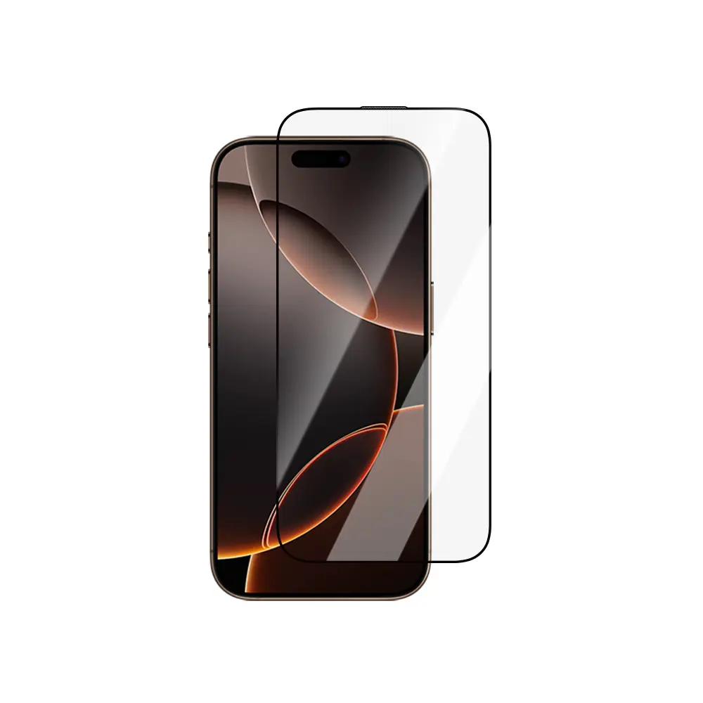 iPhone 15 Pro Max 3D Temperli Cam Ekran Koruyucu - CaseWorld Armor