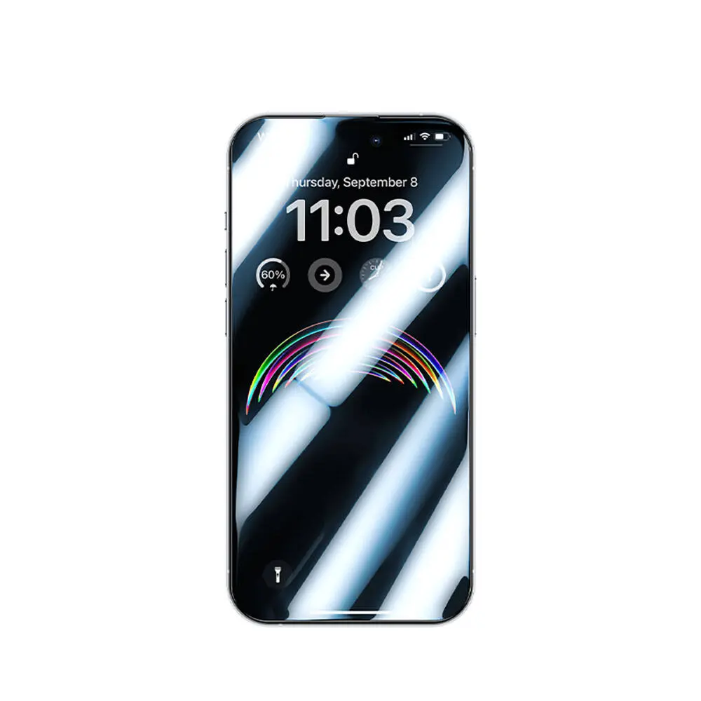 iPhone 15 Pro Max Gaming Ekran Koruyucu, Toz Önleyici Cam - Benks