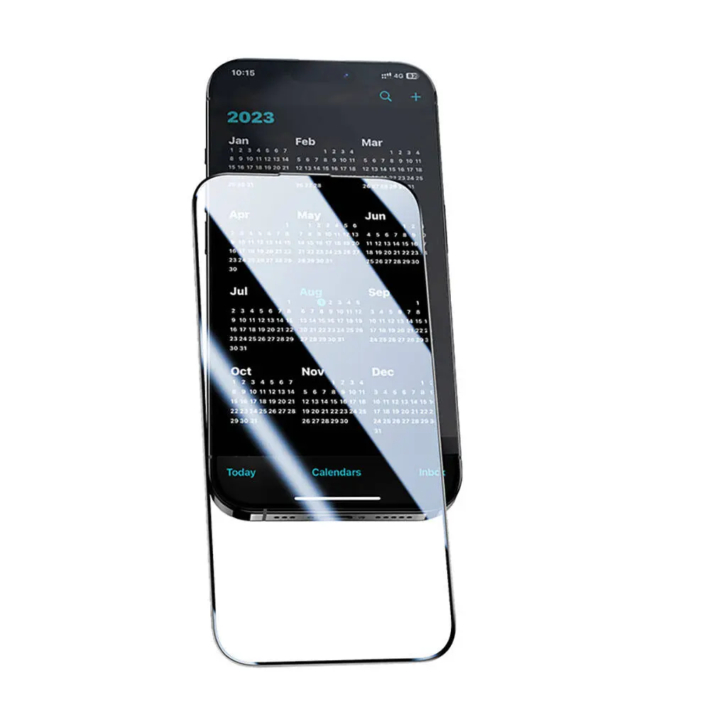 iPhone 15 Pro Max Gizlilik Ekran Koruyucu, Uygulama Aparatlı - Benks V Pro Ultra Shield Privacy