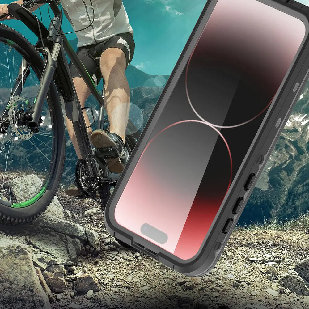 iPhone 15 Pro Max Su Geçirmez Kılıf - Zore 1-1