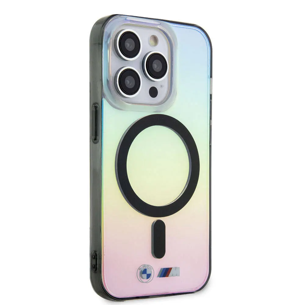 iPhone 15 Pro Max MagSafe Uyumlu Şeffaf Kılıf - BMW Iridescent