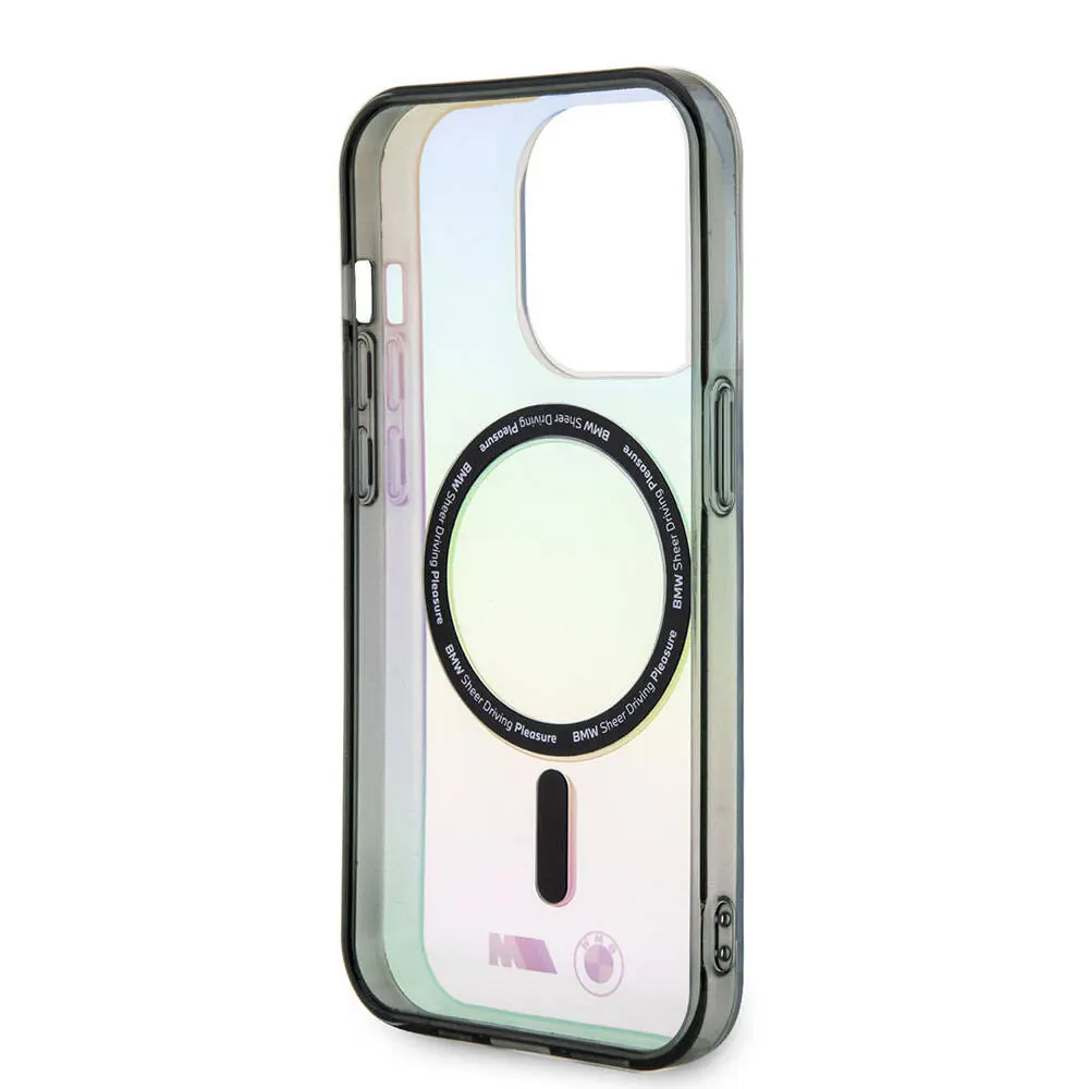 iPhone 15 Pro Max MagSafe Uyumlu Şeffaf Kılıf - BMW Iridescent