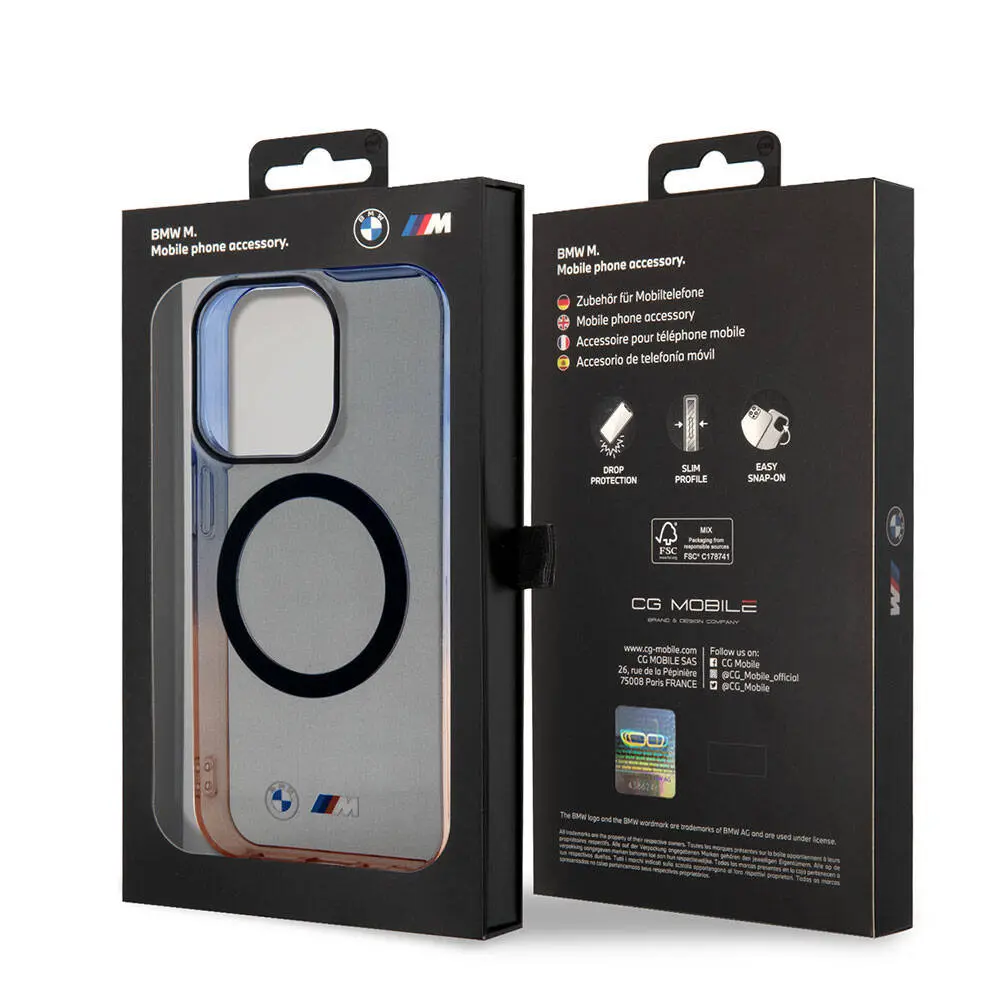 iPhone 15 Pro Max MagSafe Uyumlu Şeffaf Kılıf - BMW Lisanslı
