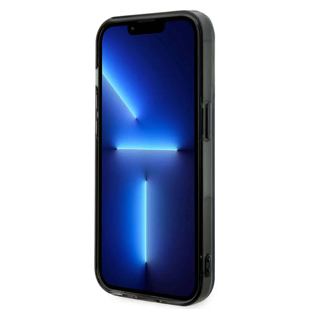 iPhone 15 Pro Max MagSafe Uyumlu Şeffaf Kılıf - BMW Silver Ring