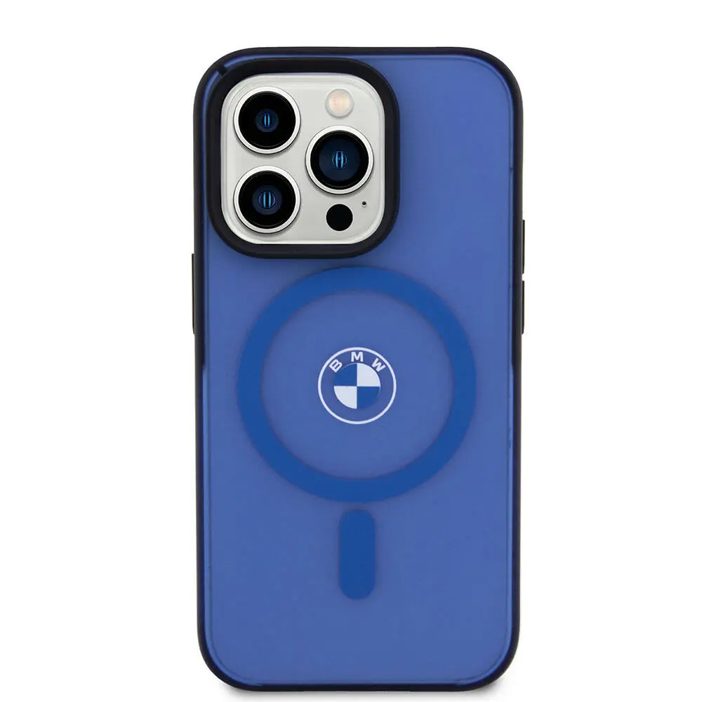 iPhone 15 Pro Max MagSafe Uyumlu Lisanslı Kılıf - BMW Buzlu Mat
