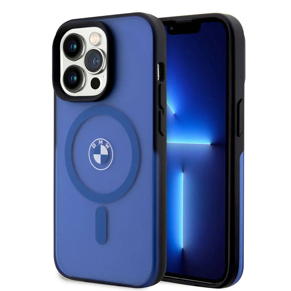 iPhone 15 Pro Max MagSafe Uyumlu Lisanslı Kılıf - BMW Buzlu Mat