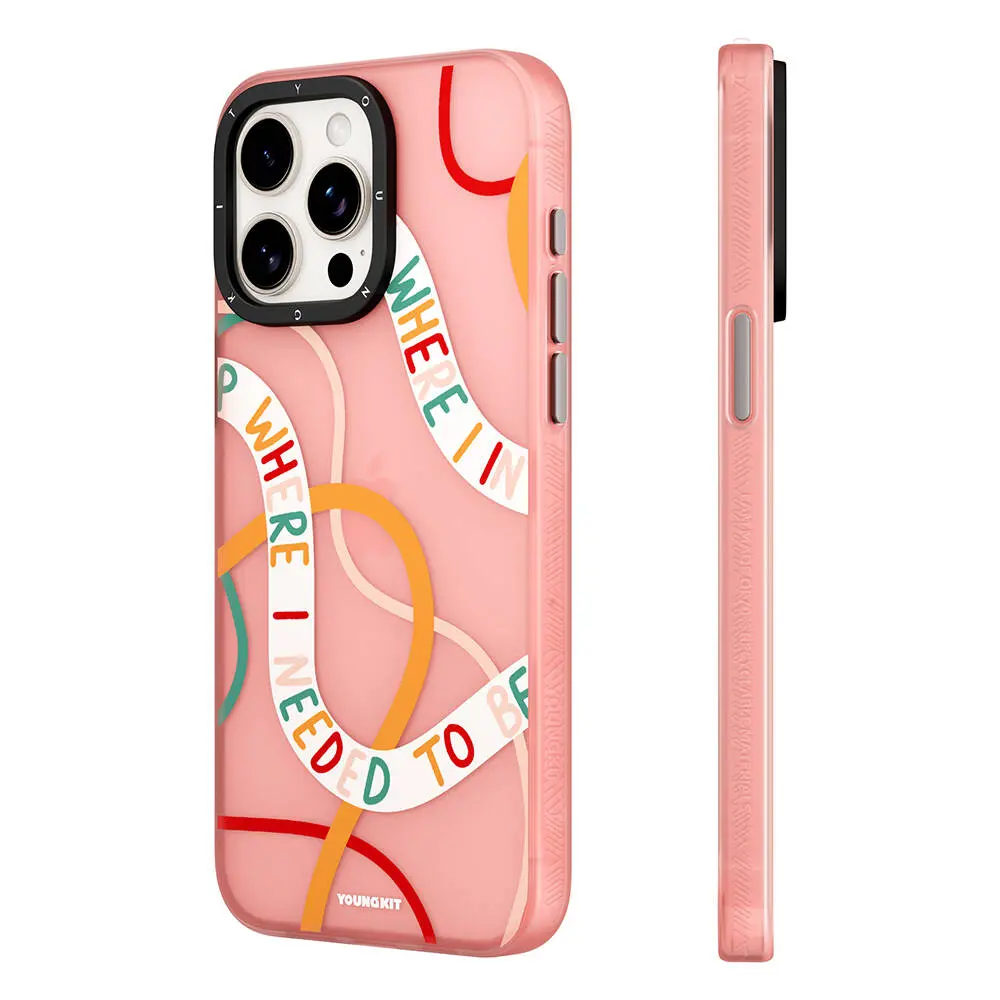 iPhone 15 Pro Max Tasarımlı Kılıf - Youngkit Sweet Language