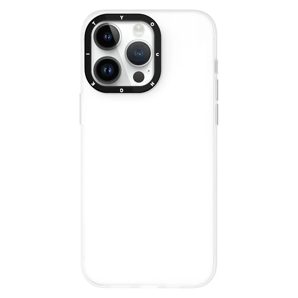 iPhone 15 Pro Max Şeffaf Buzlu Mat Kılıf - Youngkit Hidden Sand