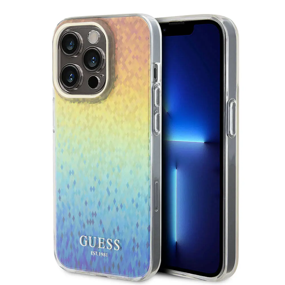 iPhone 15 Pro Max Guess Lisanslı Mirror Disco Kılıf