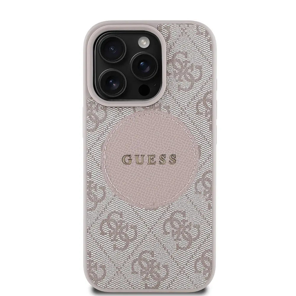 iPhone 15 Pro Max MagSafe Uyumlu Kılıf - Guess Circle Classic