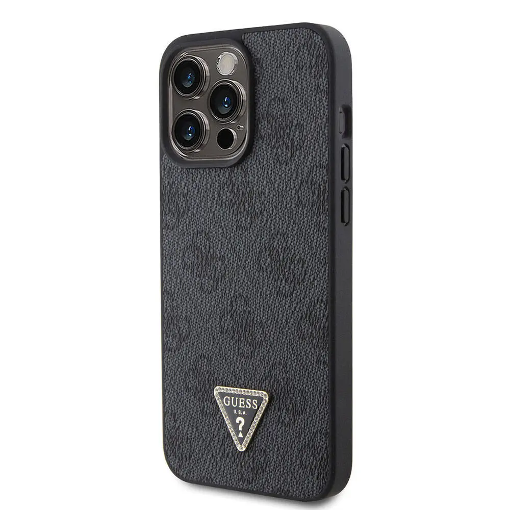 iPhone 15 Pro Max Askılı Taşlı Kılıf - Guess 4G Strass Crossbody