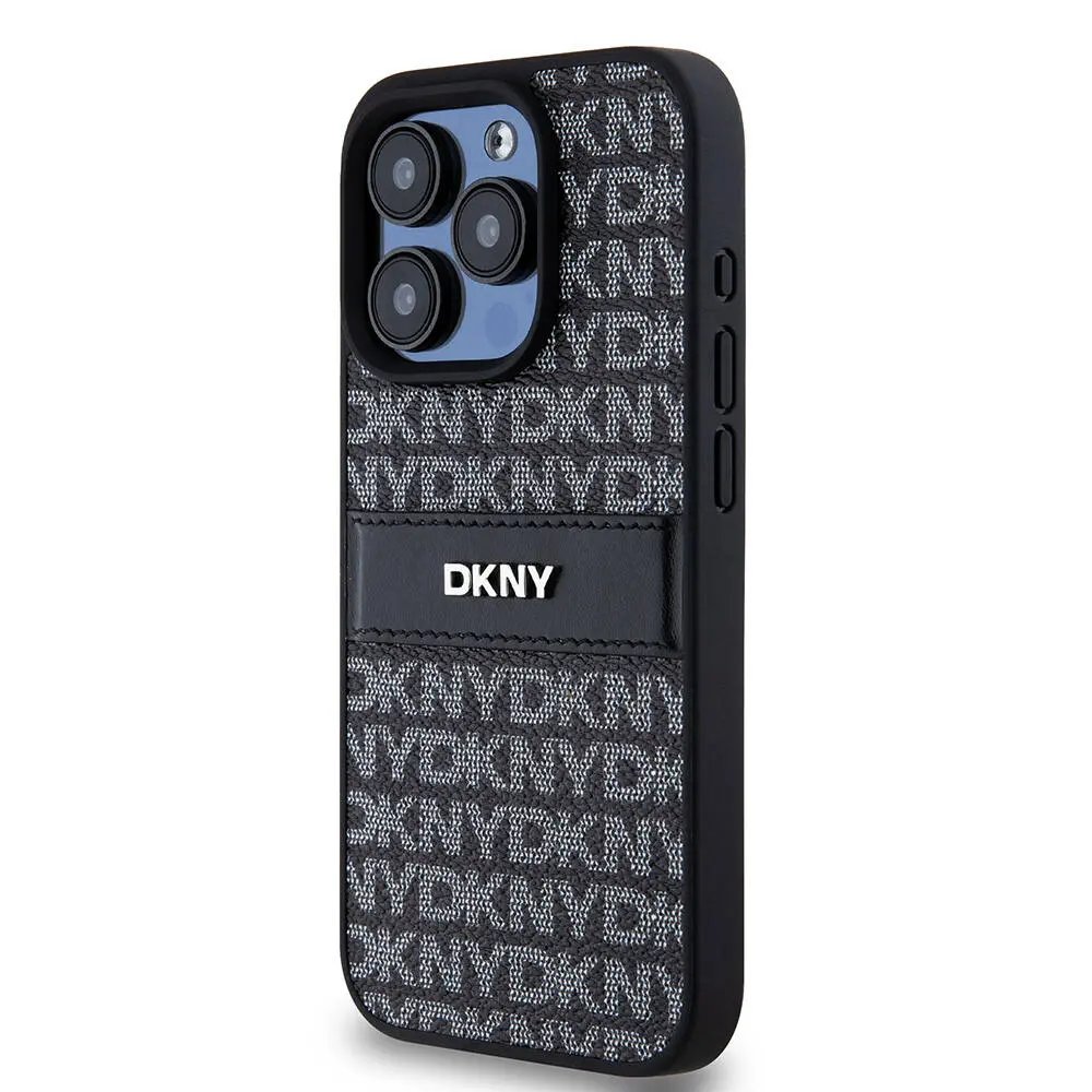 iPhone 15 Pro Max Kılıf, 3D Yazılı Desenli - DKNY Lisanslı