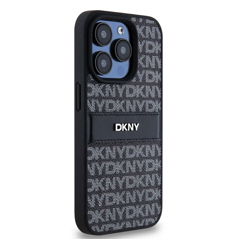 iPhone 15 Pro Max Kılıf, 3D Yazılı Desenli - DKNY Lisanslı